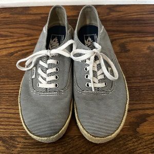 Vans Lace-Up Espadrilles- Women’s Size 7.5